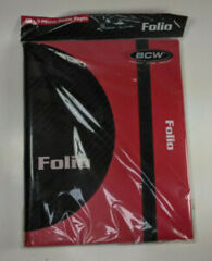 BCW Folio 9-pocket Side-Loading Double Pages - Red